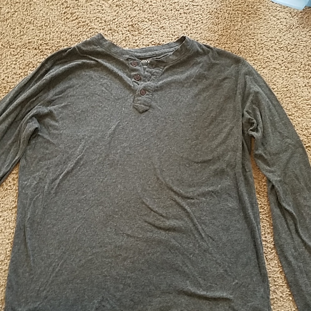 👕 OVERDRIVE 👕 GRAY LONG SLEEVE SHIRT